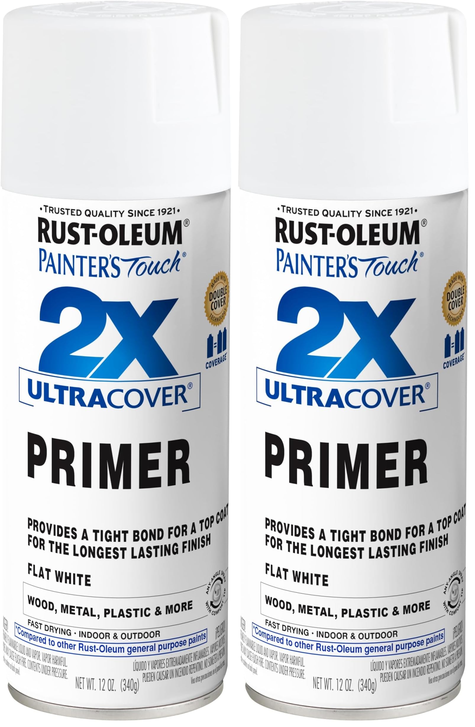 Rust-Oleum 249058 Painter's Touch 2X Ultra Cover, 12 Fl Oz , Flat